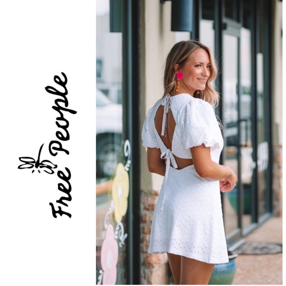 NWT Free People Apricot Rose Dress, M
